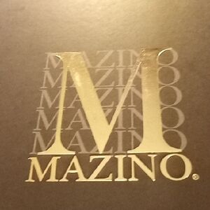Mazino Gold and Gray Logo